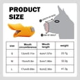thumbnail image 5 of Basket Muzzle for Large Dog with Adjustable Strap, Dog Muzzle for Large Dogs for Walking Training and Grooming, Blue Silicone Pet Muzzle Size M, 1 Pack, 5 of 6