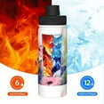 thumbnail image 5 of Yiaed Butterfly And Flowers Print Sports Insulated Kettle Bottle Reusable Stainless Steel Insulated Cup, Outdoor Portable Casual Stainless Steel Insulation Cup, 5 of 7