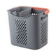 thumbnail image 4 of Cesta de lavandería portátil Macarena Diseño hueco organizador de almacenamiento de juguetes multifuncional Gris S y L, 4 of 8