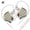Gold - With Mic, variant on KZ ZSN Pro 2 In-Ear Earphones, Hybrid 1BA + 1DD Dual Driver, HiFi Bass Metal Earbuds, Noise Isolating with Detachable Cable