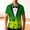 Green#17, variant on St Patrick's Day Shirts for Men Oversized Clovers Irish Shamrocks Printed Button Down Lapel Short Sleeve T Shirt Summer Casual Vacation Hawaiian Beach Blouse Top
