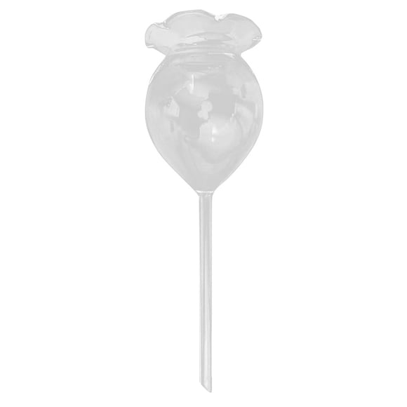 Automatic Plant Watering Device Indoor Glass Self Watering Spikes For Potted Plants Garden Flower Irrigation System Bulb Plant Waterer Sprinkler 10.24 X 3.15 Inches