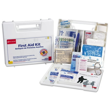First Aid Only 62 Piece 10 Person OSHA First Aid Kit, Plastic