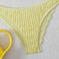 thumbnail image 6 of uvwlwu Women Ribbed Triangle Halter Bikini Top with Tassel Charm Two Piece Swimsuit,S, 6 of 6