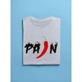 thumbnail image 3 of Pepper Pain T-Shirt Men -Image by Shutterstock, Male Medium, 3 of 4