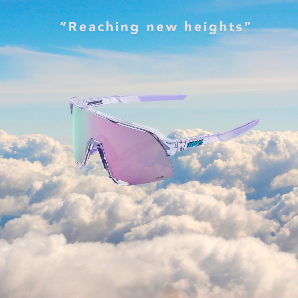 100 Percent S3 HiPER Lavender Mirror Lens Sunglasses with