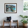 thumbnail image 3 of Art.com Steps of St. Tropez Art Print by Howard Behrens, Brown Frame Wall Art, 40" x 32", 3 of 5