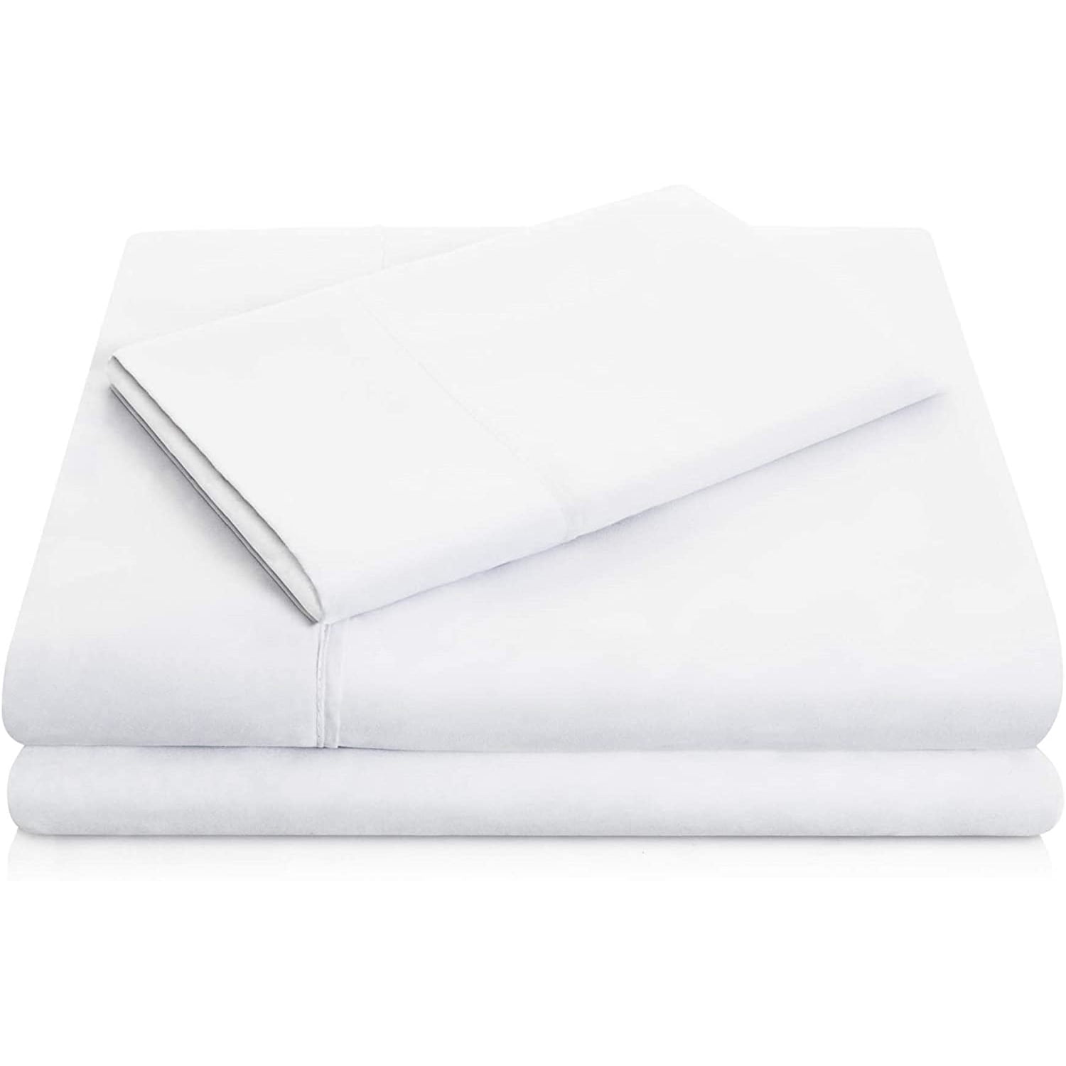 Fitted Sheets-MHF Brand-Bright White-Ultra Soft Brushed Microfiber 