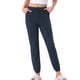 thumbnail image 1 of Pantalones de pijama de algodón para mujer INSPIRE CHIC con cordón, cintura elástica, rayas, pantalones de lounge y yoga con bolsillos, L, azul marino, 1 of 5
