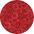 thumbnail image 1 of Ahgly Company Machine Washable Indoor Round Transitional Red Area Rugs, 5' Round, 1 of 7