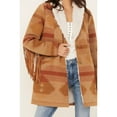 thumbnail image 3 of Idyllwind Women's Nettie Sherpa Collar Tonal Blanket Coat - IWFA23O30   US, 3 of 4