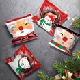 thumbnail image 2 of 100 bolsas de regalo de Navidad con diseño de Papá Noel, autoadhesivas, para envolver galletas, dulces, regalos de fiesta de Año Nuevo, bolsas para hornear bocadillos, Navidad Natal 2022, 2 of 5