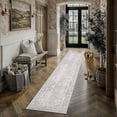 thumbnail image 1 of BERTHMEER 2'x6' Runner Rugs for Hallway Entryway Bathroom Bedroom Kitchen Non Slip Washable Vintage Oriental Traditional Runner Rugs,Gray, 1 of 6