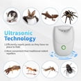 thumbnail image 2 of 6 Pack,Ultrasonic Pest Repeller Indoor Plug-in,2026 Upgraded Electronic Pest Control with 3 Modes for Mice,Rats,Roaches,Mosquitoes,Spiders, 2 of 7
