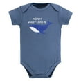 thumbnail image 5 of Touched by Nature Infant Boy Organic Cotton Bodysuits, Mystic Sea, 18-24 Months, 5 of 7
