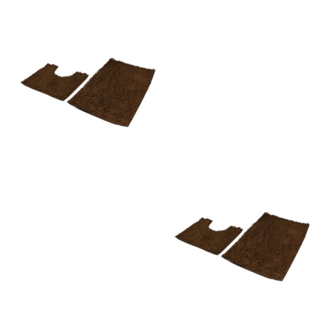 Inteprter Alfombra de textura con parte inferior antideslizante, lavable a máquina y sin daños en el suelo, absorbente y seguro. Type9 NO9