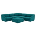 thumbnail image 2 of Modway Comprise Sectional Sofa, Teal Fabric, 2 of 3
