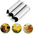 thumbnail image 2 of 14 Pièces Tubes Cannoli en Acier Inoxydable pour Pain, 2 of 2