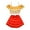 Red-2, variant on Mirabel Dress for Girls and Toddlers Princess Dress Costume Princess Peach Costume Pink Dress