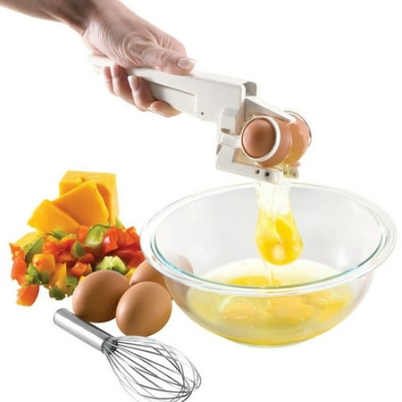 

Egg Separator Handheld Egg Opener Breaker Kitchen Gadget Tool Egg Yolk Quick Separation Egg