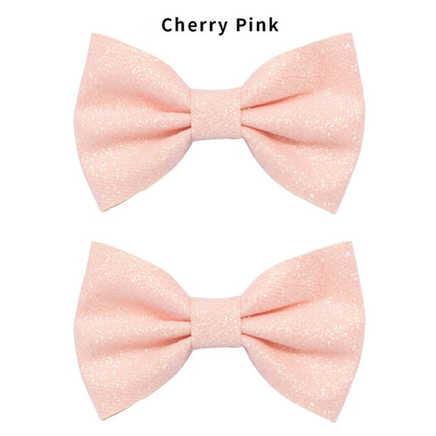 QIIBURR - Accesorios para el cabello para mujeres y niñas, lazos, pinzas, 1 par, para bebés y niñas pequeñas, lazos brillantes, accesorios para el cabello, lazos para niñas, pinzas para el cabello