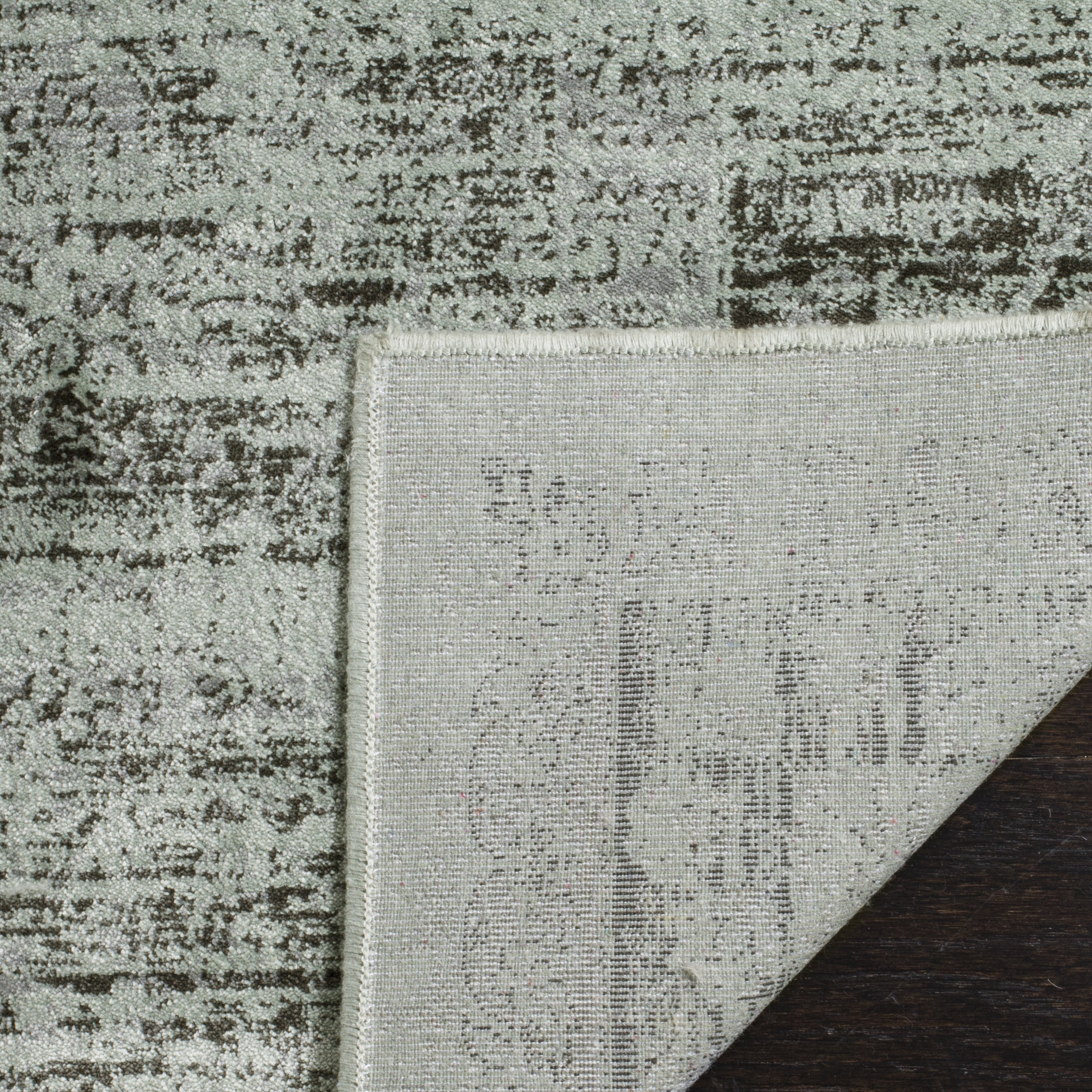 SAFAVIEH Vintage Hartley Bordered Area Rug, Spruce, 4' x 5'7"
