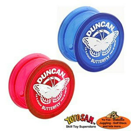 Duncan Butterfly Yo-Yo 2-pack (assorted colors) (Best Yoyo On The Market)