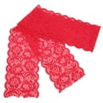 thumbnail image 4 of Elastic Trim Stretchy Elastic Red Black Black Lace Ribbon Soft Comfortable Unique Design for Sewing DIY for Decorations ANGGREK Otros, 4 of 8