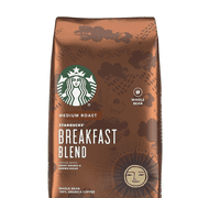 Starbucks Breakfast Blend Coffee - Whole Bean, Medium Roast, 100% Arabica Coffee, Tasting Notes of Sweet Orange & Brown Sugar, Resealable Bag - Whole Bean Coffee, 8.8 oz (250 g)