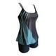 thumbnail image 4 of Traje de baño dividido para mujer con estampado de hojas multicolor en la espalda OAVQHLG3B Store  lin121212, 4 of 4