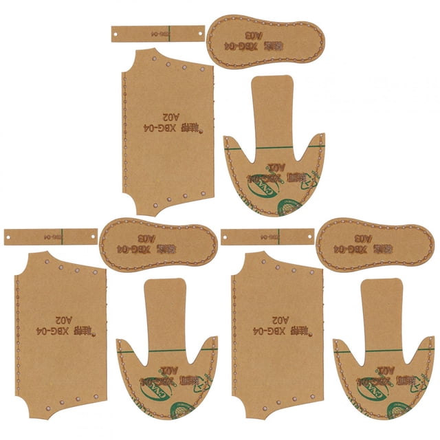 Plantilla acrílica transparente, Mini zapatos, botas, molde, plantilla de patrón de cuero DIY