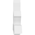 thumbnail image 3 of 60"W x 27 1/2"H x 6"D x 6"F, 11/12 Pitch, Redmond Architectural Grade PVC Gable Bracket, 3 of 8