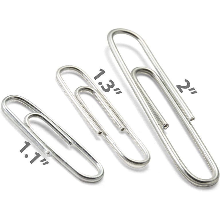 OfficeMate Paper Clips Assorted Sizes, 750 Count photo 7