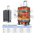 thumbnail image 4 of Fuzoiu Vibrant Autumn Forest Hues Print Suitcase Cover,Washable Luggage Covers for Suitcase,Elastic Luggage Protector Cover,Scratch Resistant Travel Suitcase Covers-Large, 4 of 7
