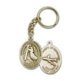 thumbnail image 2 of Antique Gold St. Joseph of Cupertino Keychain, 2 of 3