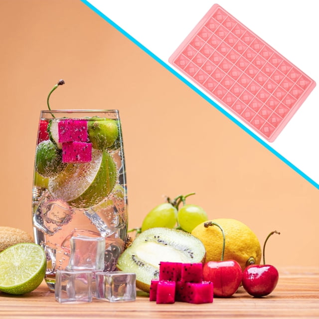 TIMIFIS Popsicles Molds Kitchen Accessories 60 Lattice Creative Ice Template Ice Box Creative Ice Teplatme Diamond Shaped Ice Teplatme Silicone Freezer MoldsFall s