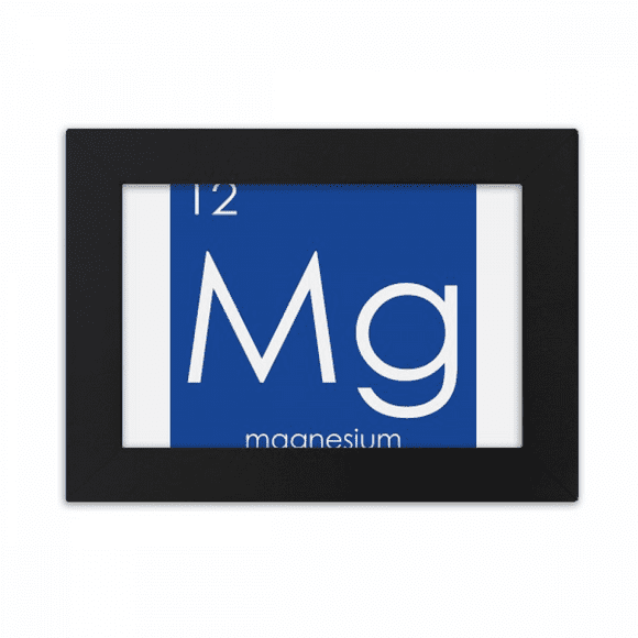 Chestry Elements Period Table Alkaline Earth Metal Magnesium Mg Desktop Photo Frame Ornaments Picture Art Painting