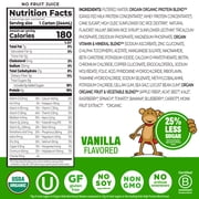(2 pack) Orgain Organic Kids Nutritional Dairy Protein Shakes, Vanilla, 8.25 Fl Oz, Pack of 4