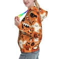 thumbnail image 2 of Sikiie Halloween 2 Women's Casual Hoodies Long Sleeve Lightweight Pullover Tops Loose Sweatshirt-Small, 2 of 7