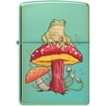 thumbnail image 2 of Zippo 48973 Mystical Frog Design High Polish Green Pocket Lighter, 2 of 7