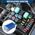 thumbnail image 2 of Unique Bargains 10 Pcs 100A Micro Cartridge Fuses Engine Inner FMM M-Case Type Fuses for Car Truck Durable Plastic Metal, 2 of 7