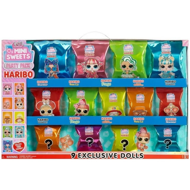LOLサプライズ ラブズ ミニスイーツ ハリボー パーティーパック ９体限定人形 LOL Surprise Loves Mini Sweets Haribo Party Pack for Tweens - 9