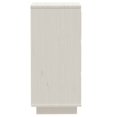thumbnail image 5 of vidaXL Buffets 2 pcs Blanc 32x34x75 cm Pin Massif, 5 of 5