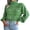 Green, variant on Fesfesfes Women Sweaters Casual Lantern Long Sleeve Turtleneck Knitted Sweater Turtleneck Sweater Under $10