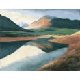 thumbnail image 2 of Wiens, James 14x12 Black Ornate Wood Framed with Double Matting Museum Art Print Titled - High North, 2 of 4