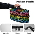 thumbnail image 5 of HELLHERO Rainbow Leopard Print Polyester Protective Case Ironing Machine Storage Bag, Case Only, 5 of 6