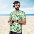 thumbnail image 4 of Wukai St Patrick's Day4 Print Men's Short-Sleeved Mesh T-Shirt,Quick-Dry Short Sleeve Workout T-Shirt-, 4 of 8