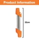 thumbnail image 5 of Herramienta eficaz para afilar hojas de cadena de sierra Kit afilador de motosierra 2 en 1 de color naranja, 5 of 5