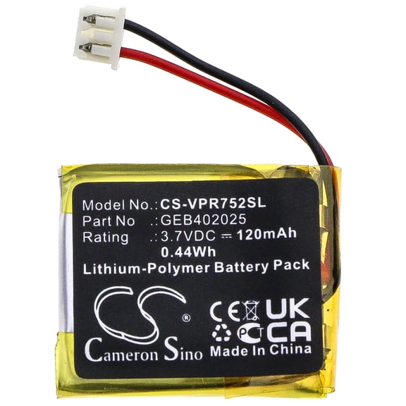 120mAh Viper GEB402025 Battery for 7351V 7752V 7351X 7752P 7351P 7752X