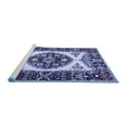 thumbnail image 2 of Ahgly Company Machine Washable Indoor Round Persian Blue Traditional Area Rugs, 7' Round, 2 of 4